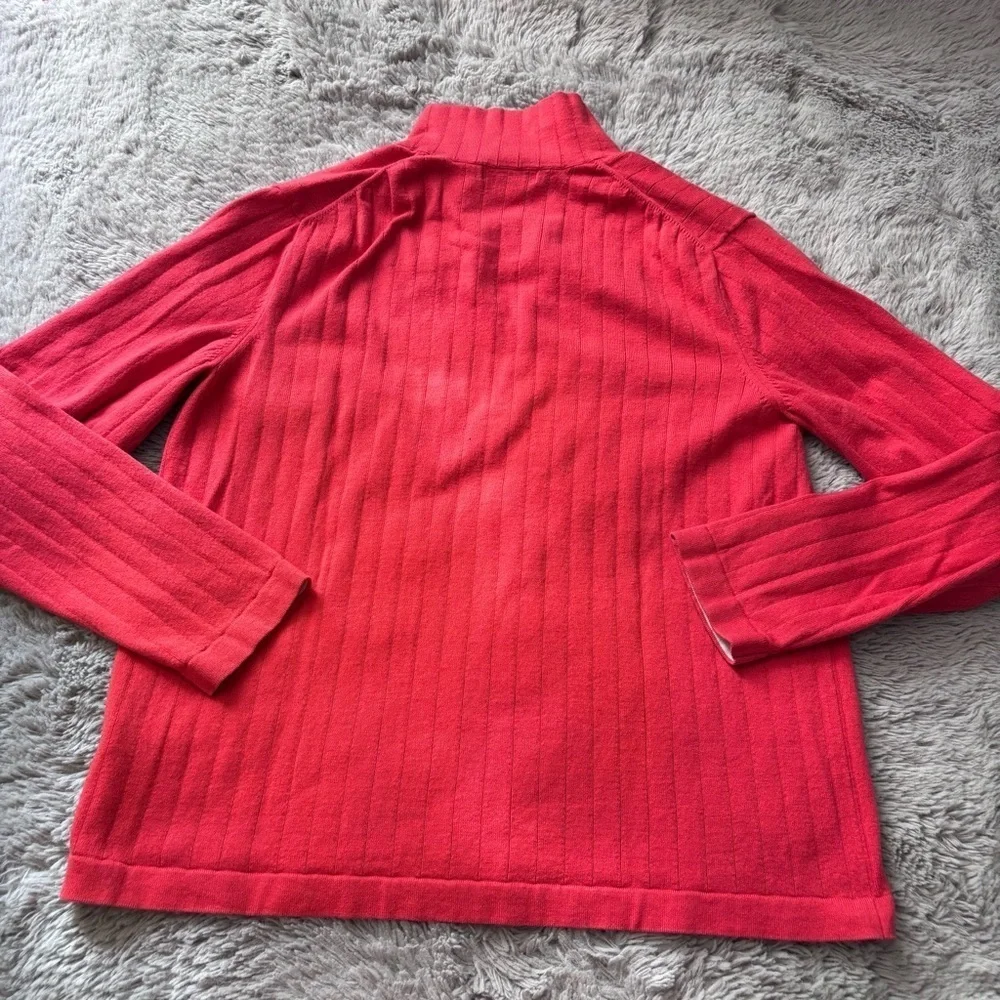 ⭐️⭐️⭐️Men’s Banana Republic cashmere cotton blend quarter zip sweater size XL